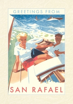 Vintage Lined Notebook Greetings from San Rafael, California