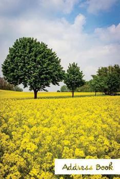 Address Book.: (Flower Edition Vol. D73) Glossy And Soft Cover, Large Print, Font, 6" x 9" For Contacts, Addresses, Phone Numbers, Em