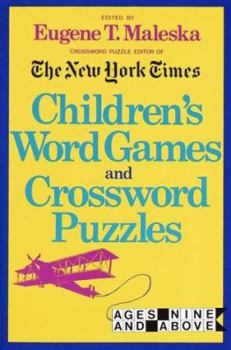 Paperback Children's Word Games and Crossword Puzzles Book