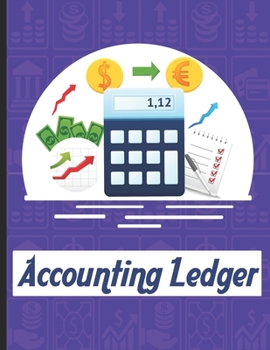 Paperback accounting ledgers for bookkeeping: Accounting General Ledge, sustained and long lasting tracking and record keeping Size:8.5"x11" in 100 Book