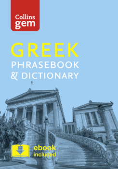 Paperback Collins Gem Greek Phrasebook & Dictionary Book