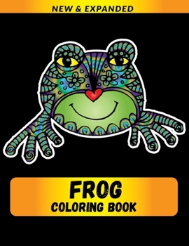 Paperback Frog Coloring Book: Stress Relieving Animals Designs Book