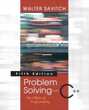Hardcover Problem Solving with C++: The Object of Programming, Visual C++ .Net Edition Book