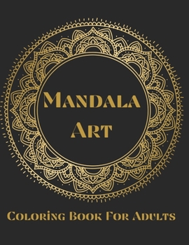 Paperback Mandala coloring book [Large Print] Book