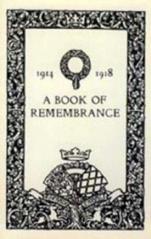 Paperback Book of Remembrance 1914 1918(watford Grammar School ) Book