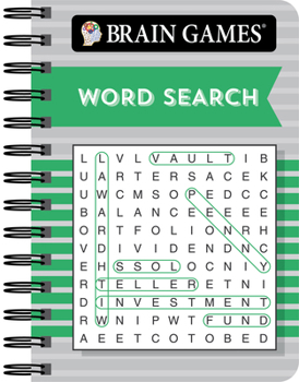 Spiral-bound Brain Games - To Go - Word Search (Green) Book