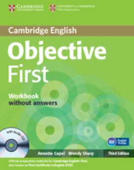 Paperback Objective First Workbook without Answers with Audio CD Book