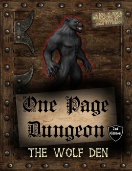 Paperback One Page Dungeon: The Wolf Den Book
