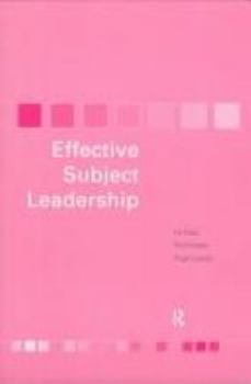 Paperback Effective Subject Leadership Book