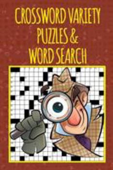 Paperback Crossword Variety Puzzles & Word Search Book