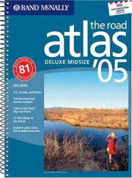 Spiral-bound Rand McNally Deluxe Midsize the Road Atlas Book