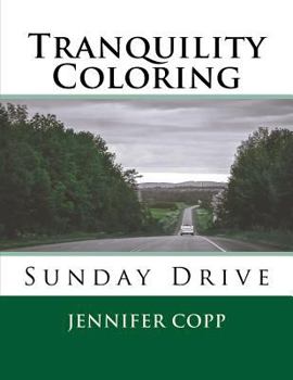 Paperback Tranquility Coloring: Sunday Drive Book