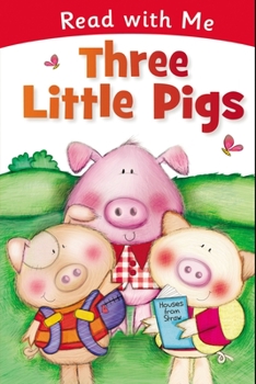 Hardcover Read with Me Three Little Pigs Book