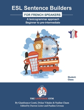 Paperback ESL Sentence Builders - French Book