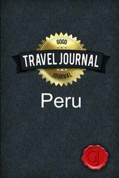 Paperback Travel Journal Peru Book
