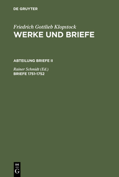 Hardcover Briefe 1751-1752 [German] Book