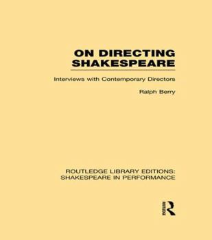Paperback On Directing Shakespeare Book