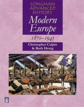 Paperback Modern Europe 1870-1945 Book