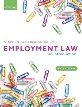 Paperback Employment Law: An Introduction Book