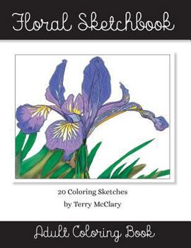Paperback Floral Sketchbook Adult Coloring Book