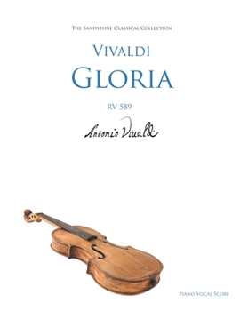 Paperback Vivaldi Gloria (RV 589) Piano Vocal Score Book