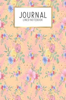 Journal Lined Notebook: Spring Boho Floral Springtime | Blank Lined Journal | Gratitude Journal | 6" x 9" 100 Pg |Motivational Quotes | Self-Care | Diary | Gift