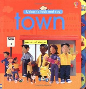 Town (Look and Say Board Books) - Book  of the Usborne Look and Say