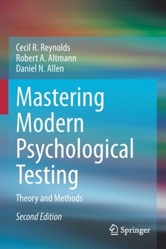 Paperback Mastering Modern Psychological Testing: Theory and Methods Book