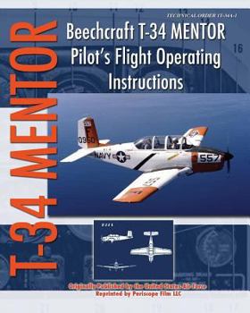 Paperback Beechcraft T-34 Mentor Pilot's Flight Operating Instructions Book