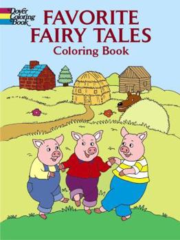 Paperback Favorite Fairy Tales Coloring Book