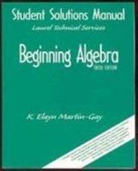 Paperback Beginning Algebra Book