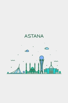 Astana Minimalist Travel Notebook [Lined] [6x9] [110 pages]