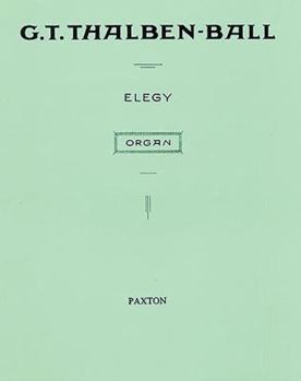 Paperback Elegy for Organ Book