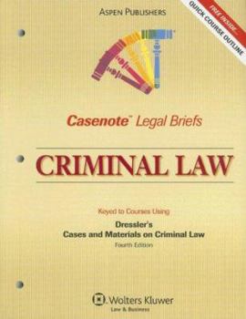 Paperback Criminal Law: Keyed to Courses Using Dressler's Cases and Materials on Criminal Law Book