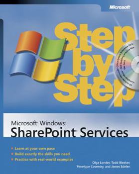 Paperback Microsoft Windows SharePoint Services Step by Step [With CDROM] Book