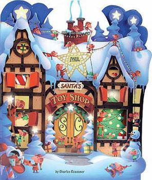 Hardcover Inside Santa's Toy Shop Book