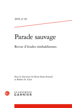 Paperback Parade Sauvage: Revue d'Etudes Rimbaldiennes [French] Book
