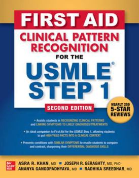 Hardcover First Aid Clinical Pattern Recognition for the Usmle(r) Step 1, Second Edition Book
