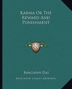 Paperback Karma Or The Reward And Punishment Book
