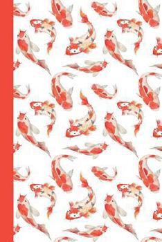 Paperback Journal: Fishpond (Orange Koi Fish) 6x9 - Lined Journal - Writing Journal with Blank Lined Pages Book