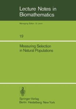 Paperback Measuring Selection in Natural Populations Book