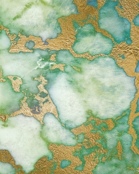 Paperback Gilded Gold Composition Notebook - Large Unruled Notebook - 8x10 Blank Notebook (Softcover Journal / Notebook / Sketchbook / Diary) Book