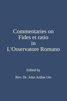 Paperback Commentaries on Fides Et Ratio in l'Osservatore Romano Book