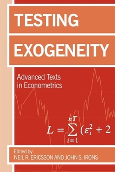 Paperback Testing Exogeneity Book