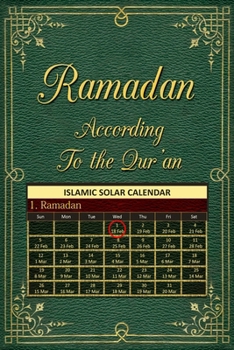 Paperback Ramadan according to the Qur'an: Islamic Solar Calendar Book