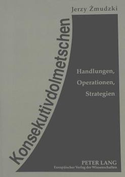 Paperback Konsekutivdolmetschen: Handlungen, Operationen, Strategien [German] Book