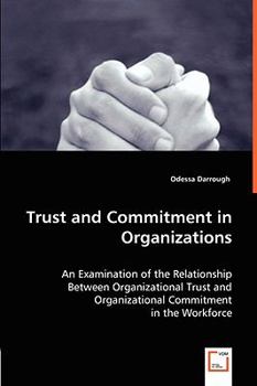 Paperback Trust and Commitment in Organizations Book