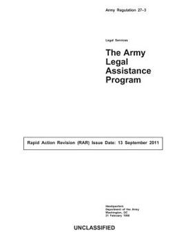 Paperback The Army Legal Assistance Program Book