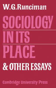 Paperback Sociology in Its Place Book