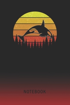 Paperback Notebook: Orca Whale Blank Wide Ruled Lined Paper Notepad - Writing Pad Journal - Assignments Taking Class Notes Homework Studyi Book